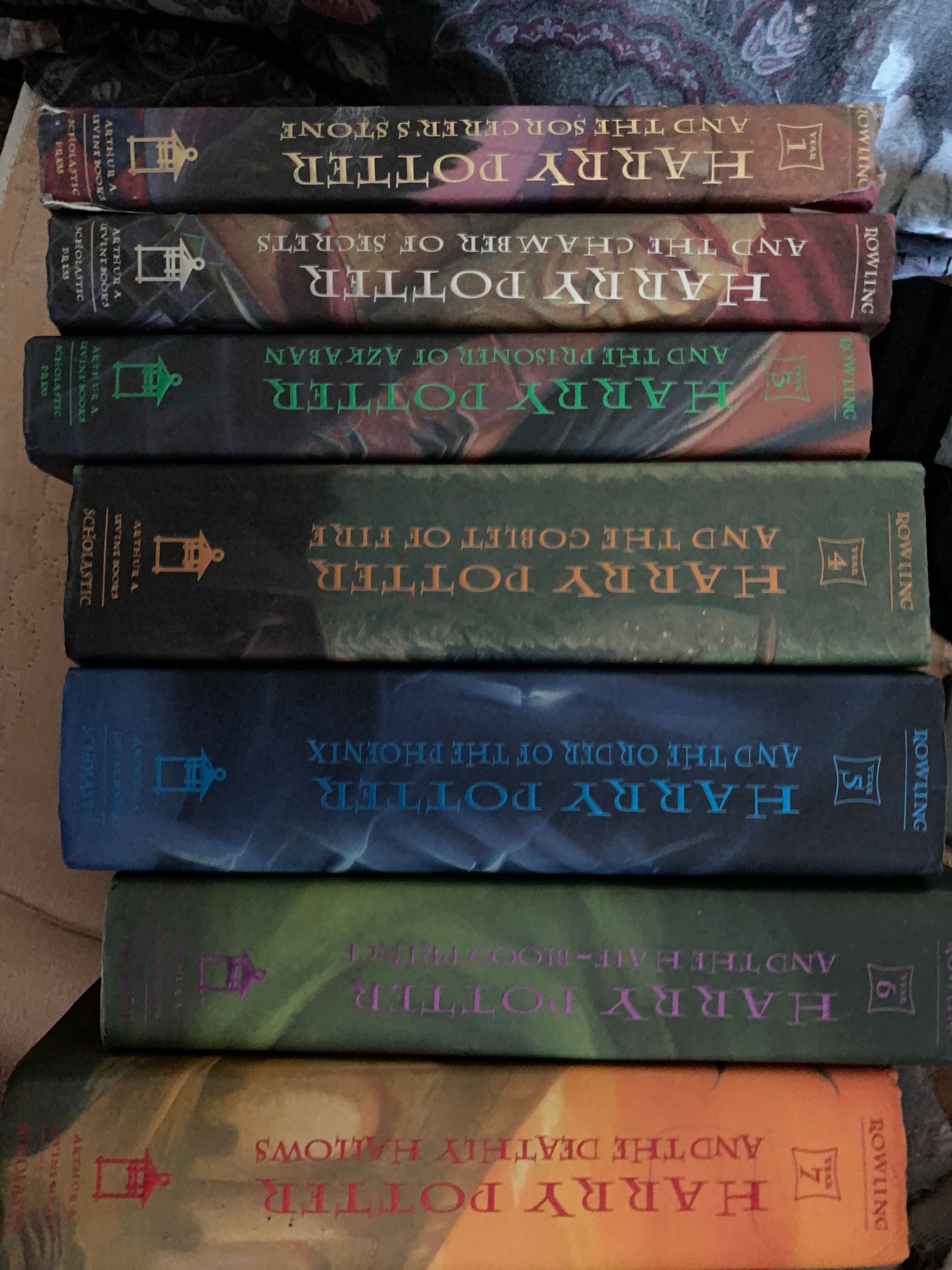 All 7 Harry Potter books hardback