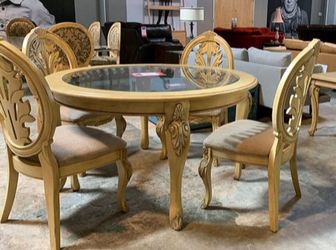 Vintage Dinning Table 1980's - Ashley's Furniture