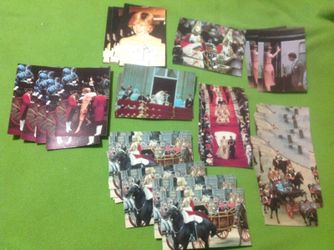 1981 Princess Diana wedding Postcards, Mixed lot