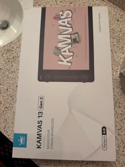 HUION Kamvas 13 (Gen 3) Drawing Tablet with Screen, Dual Dial, 13.3", Black