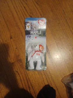 Maple, The Bear Beanie Baby RARE McDonald's Bear