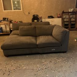 Used Costco Sectional Grey Couch