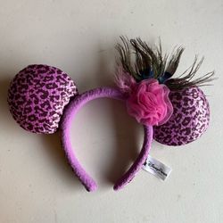 Disney -  Pink Leopard Minnie Ears