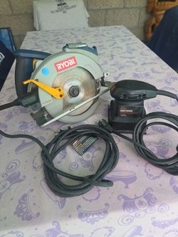 Circular Saw and Finish Sander
