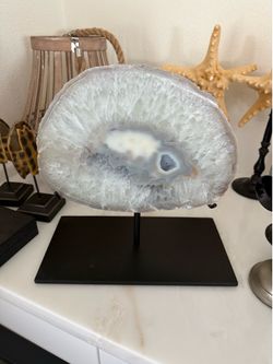 Restoration Hardware Agate & Stand