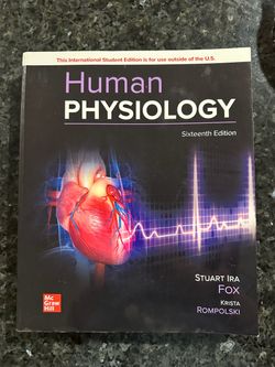 Human Physiology Textbook 16th Edition