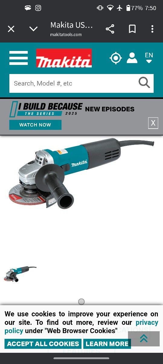 Makita Grinder