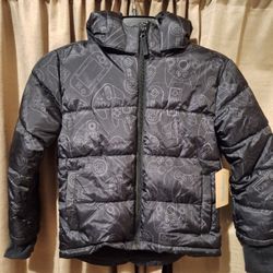 Boy's Gamer Water Resistant Puffer Jacket Size 4/5 or 6/7