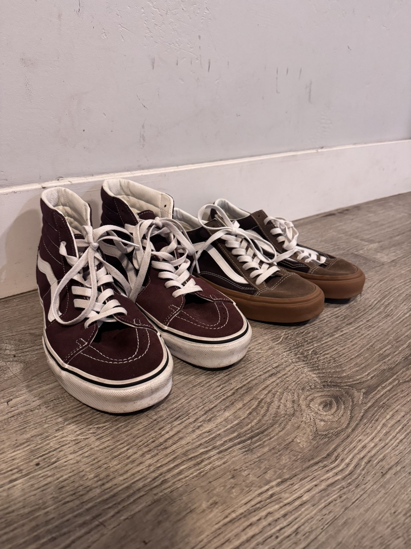Old Skool Vans + Sk8-Hi