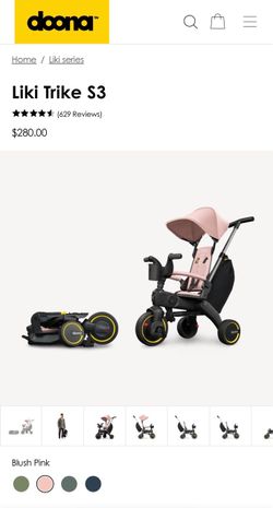 Pink Doona Liki Trike S3