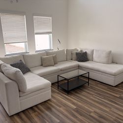 Cindy Crawford- Modern Oversized Sectional Sofa – Clean, Comfortable