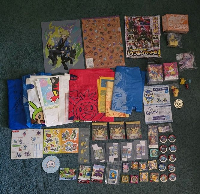 Imported Pokemon Merchandise 