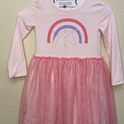 Pink Unicorn Tutu Dress Size 4T