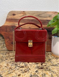 ♥️ Burgundy - Box Of Secrets Handbag