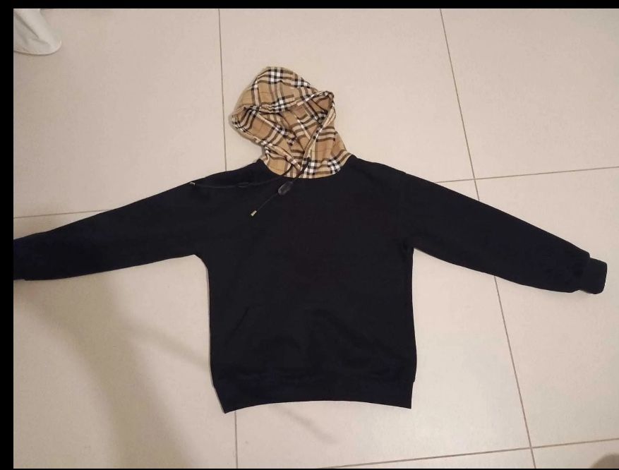 Black Burberry Hoodie