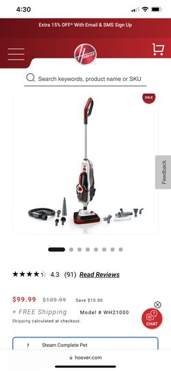 Hoover Steam Complete Pet