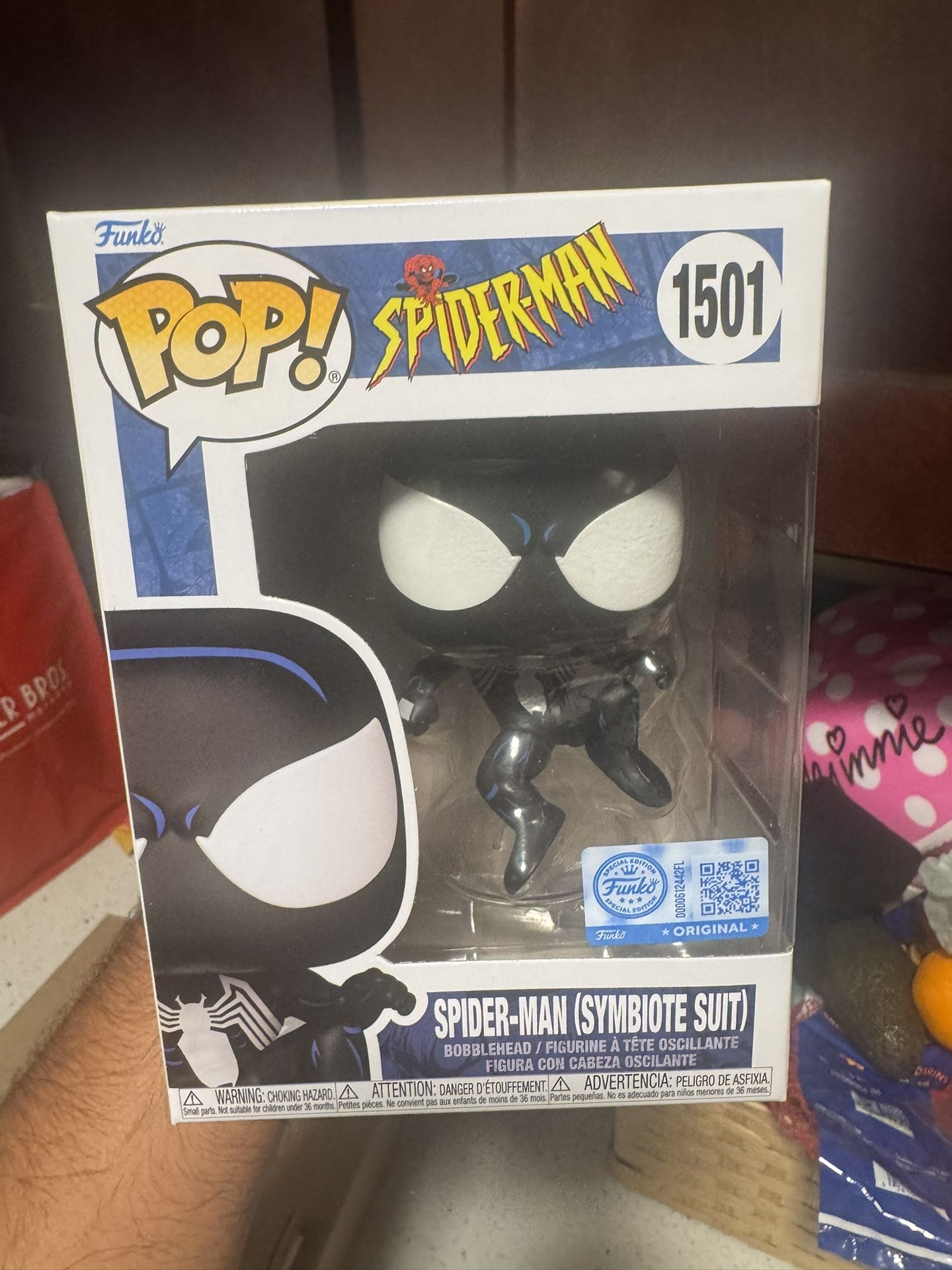 Spider-Man Symbiote Suit Animated Series Funko Pop Marvel