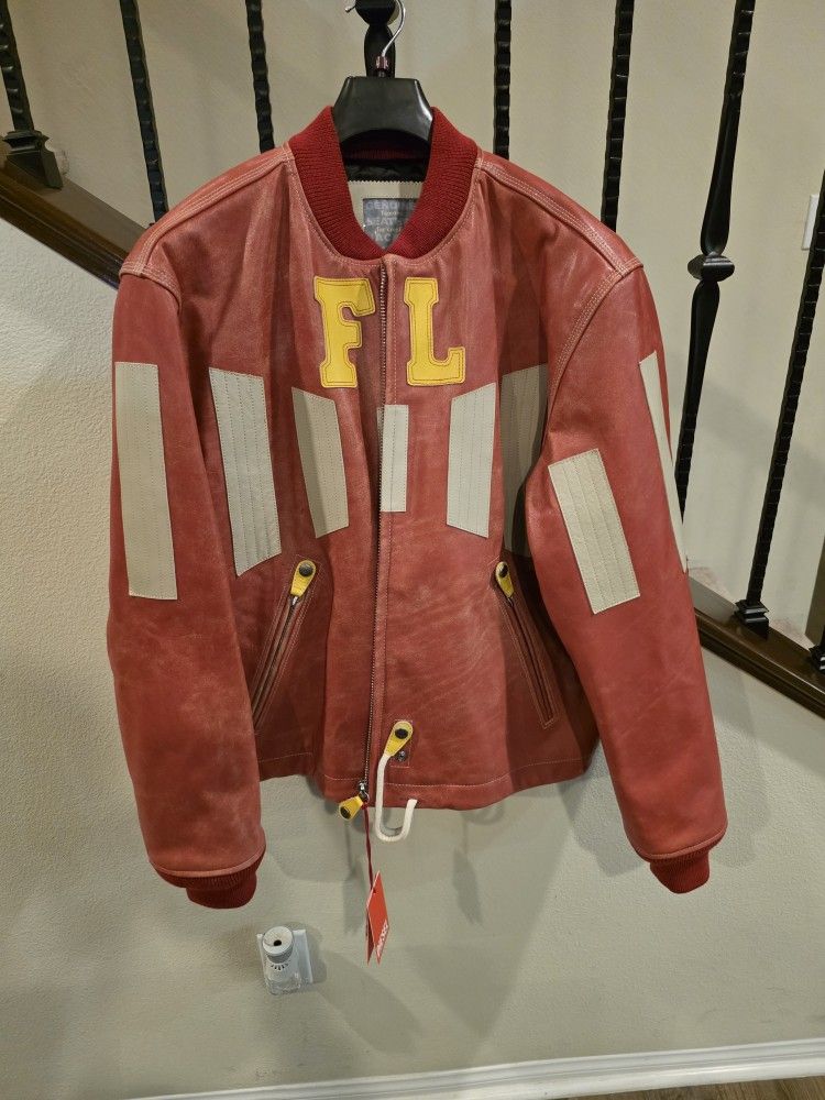 Diesel Men Leather Jacket Brand New