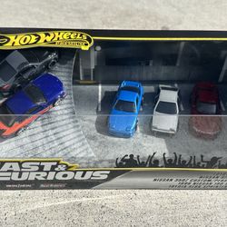 🔥 Hot Wheels Premium Fast & Furious Tokyo Drift Diorama Set of 5 🔥