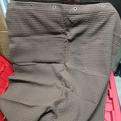 Brown Shower Curtain