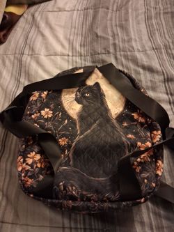 Black cat back pack