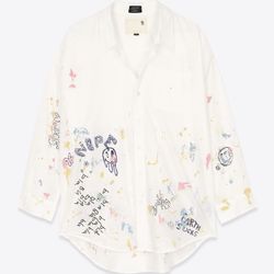 R13  Paint-Splatter Shirt