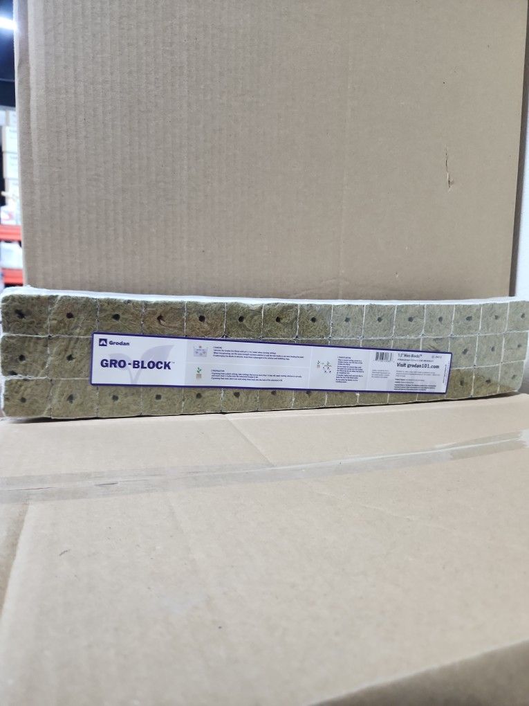 Grodan 1.5" Starter Mini-Blocks 45 Count Strip Case Forsale!