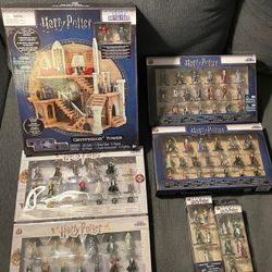 Harry Potter Nanofigs Metal Diecast Lot Of 7 Sets