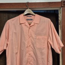 Daniel Cremiuex Signature Series Peach Button-Up Shirt