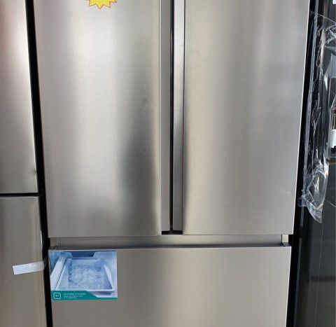 Hisense 26.6-cu ft French Door Refrigerator with Ice Maker (Fingerprint Resistant Stainless Steel)