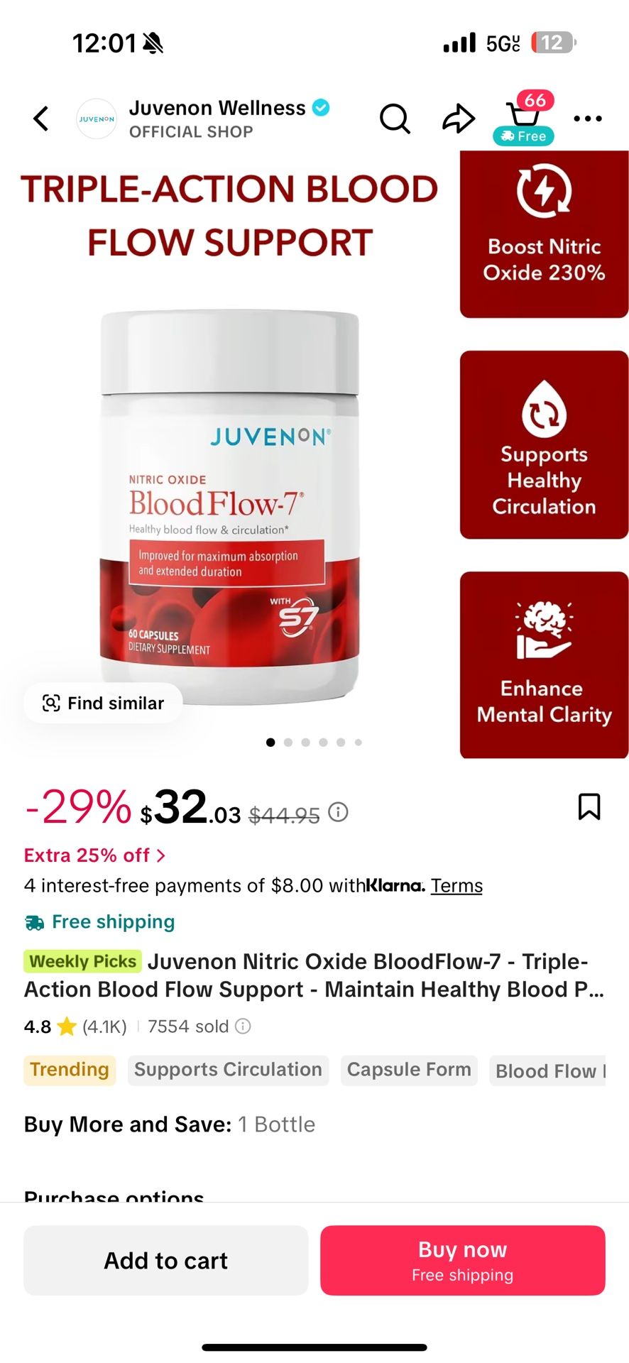 Blood Flow Vitamins