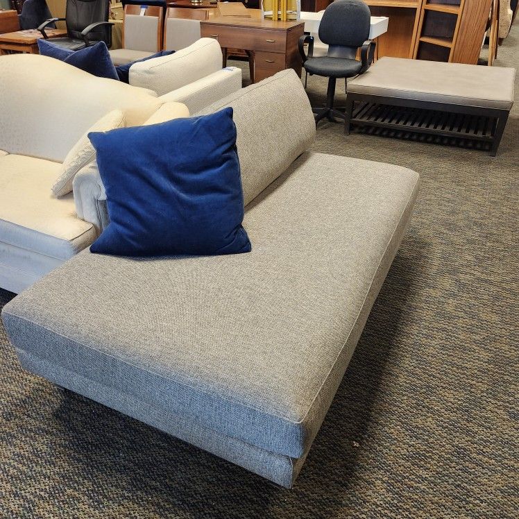 Room & Board Gray Chaise Sofa