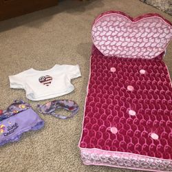 Build A Bear Sofa Couch And Clothing 