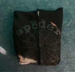 Black Spder Hoodie Size L