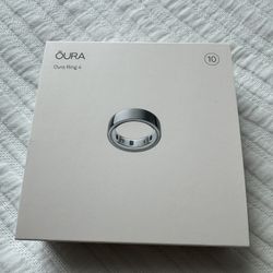SILVER OURA RING 4 (SIZE 10)