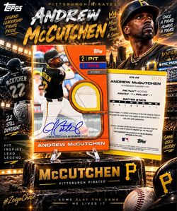Andrew McCutchen Auto Game-Used Relic /25 2026 Topps 🔥