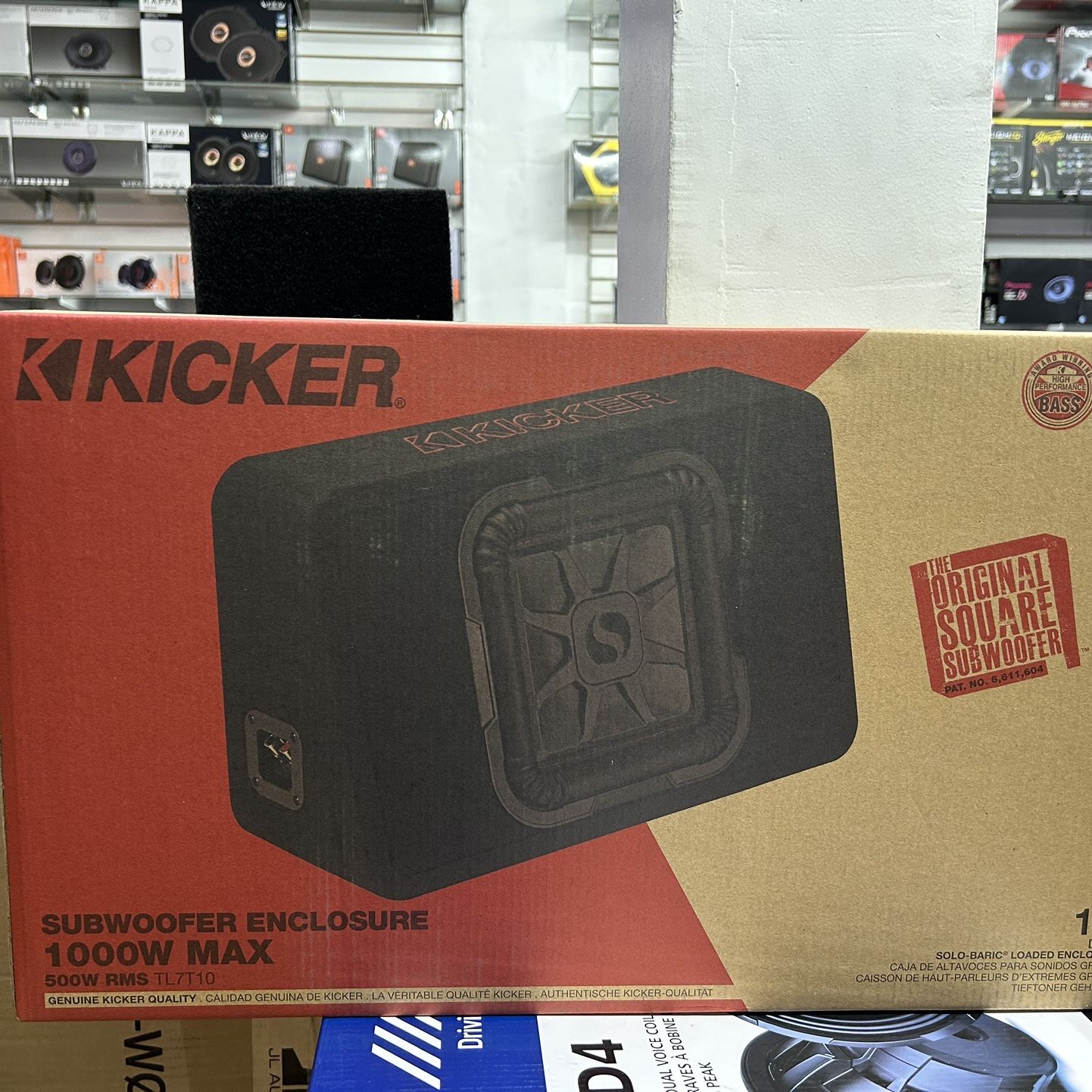 Kicker L7T 10 Inch Subwoofer With Slim Box