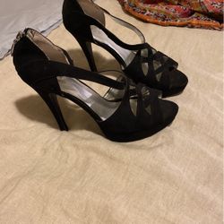 Black Suede Heels