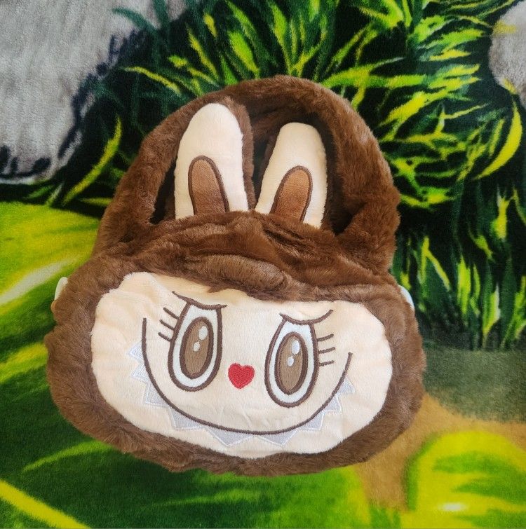 Brown Labubu Crossbody Tote