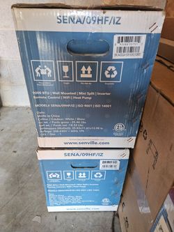 Senville 9000 BTU Mini Split Heat Pump – 2 Units