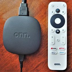 Brand New in Box Onn 4K Tv Android Streaming Box with Power Adapter/HDMI Cable