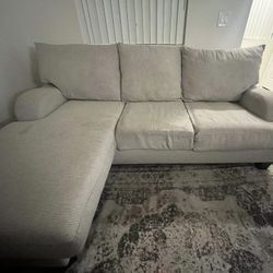 FREE White Sofa With Chaise