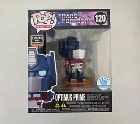 Optimus Prime Lights and Sound Funko Pop