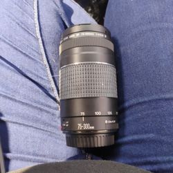 Canon EF 75-300mm f/4-5.6 III Telephoto Zoom Lens. 