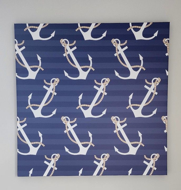36" W x 36 L" - Decorative Anchors