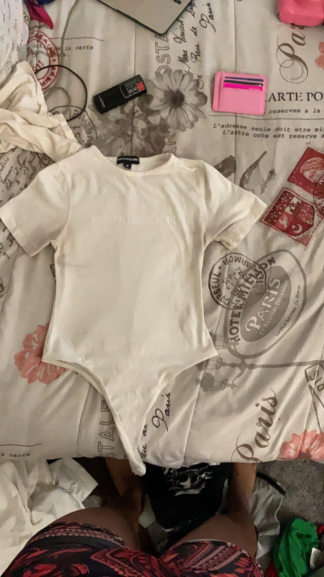 PLT Cream Bodysuit
