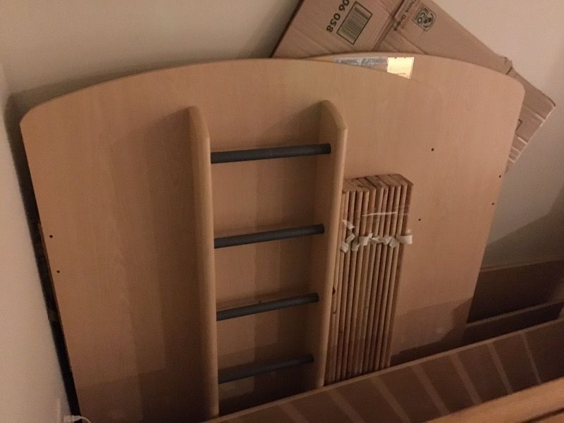 Palliser children's Cabin Loft Bed (see all pictures) loft with bookcase