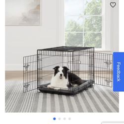 Double Door Folding Dog crate