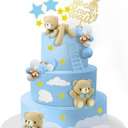 Teddy Bear Cake Deco