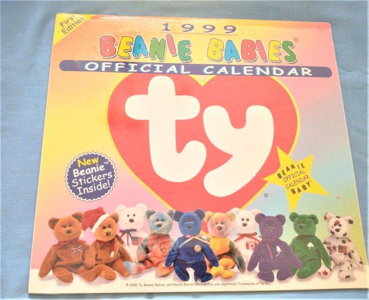 

1999 Beanie baby Calendar--